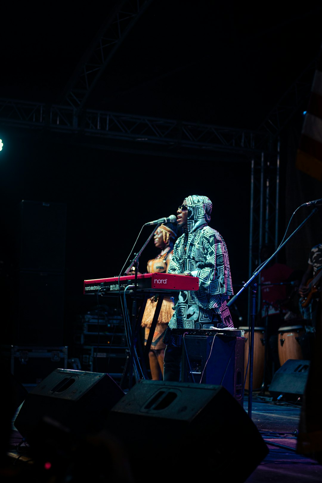 A man that is standing on a stage