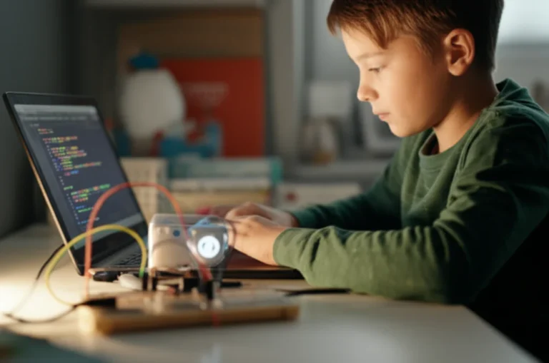 Featured image for 15 Robotics Coding Projects for Kids That Spark Genius 2025