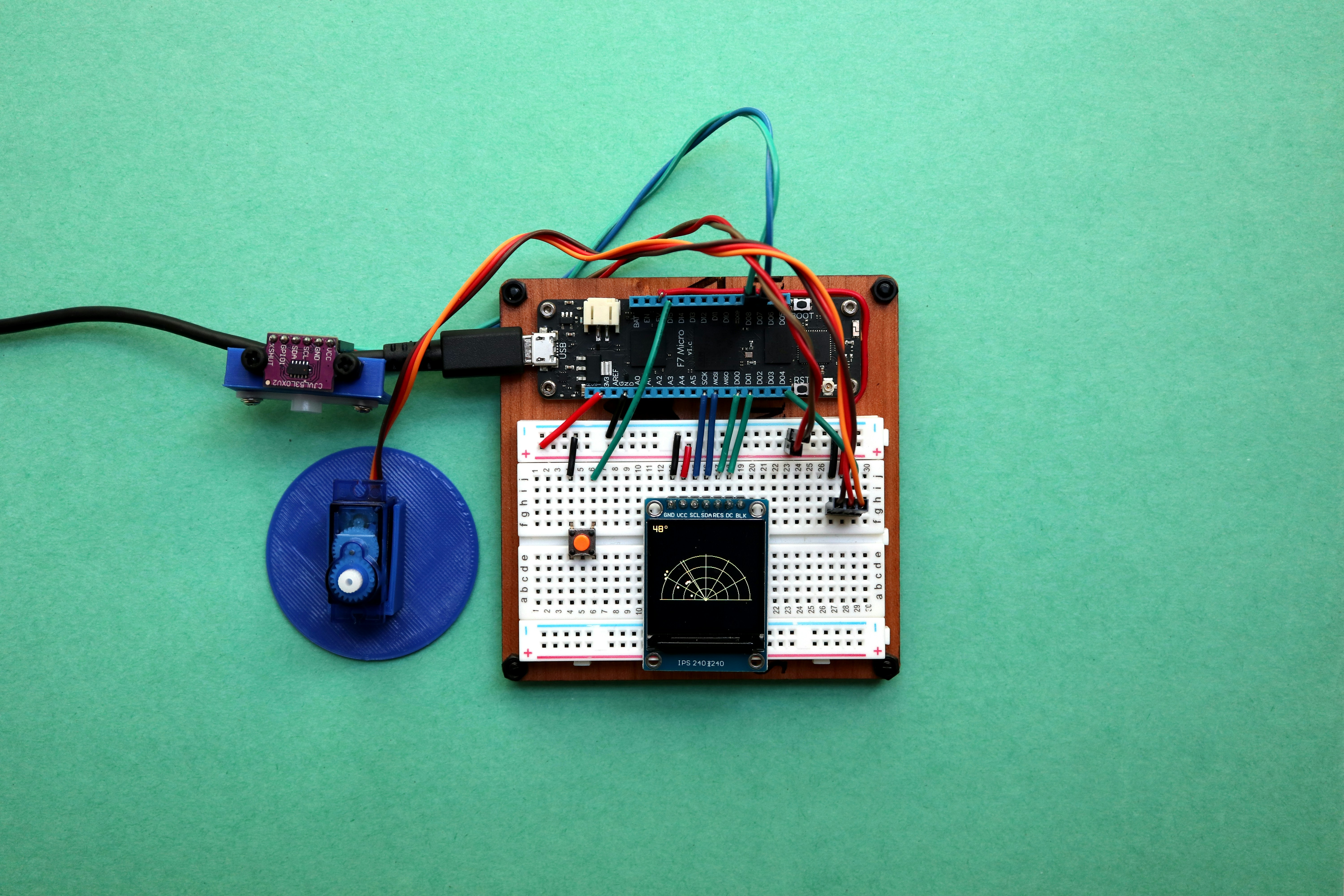 white and red audio mixer