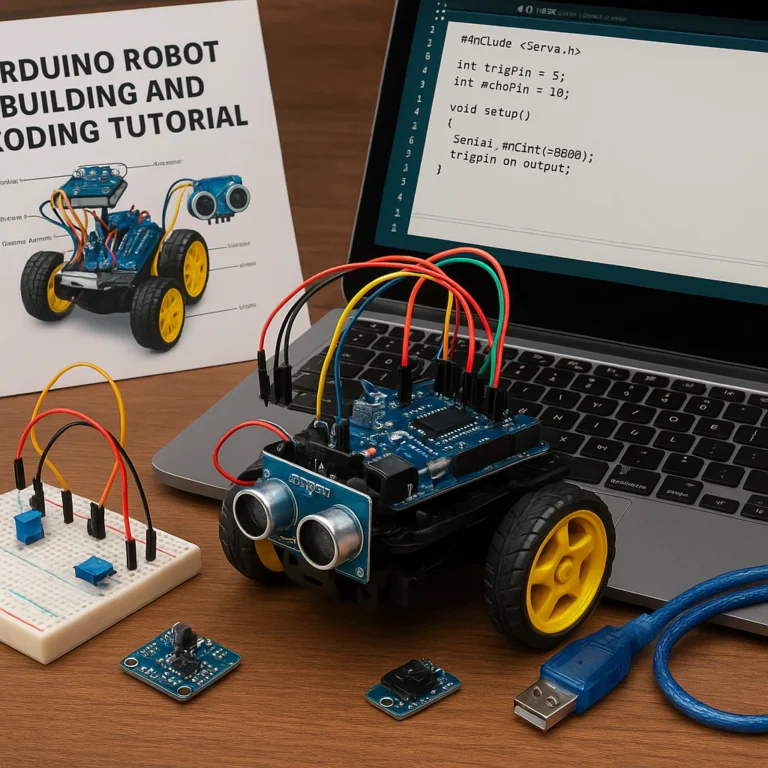 Featured image for 12 Arduino Robotics Tutorials to Build Real Robots